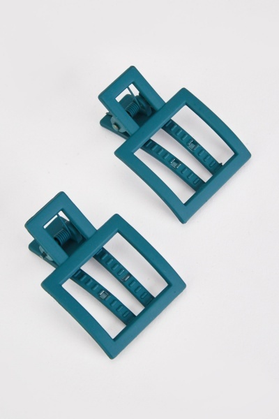 Square Shaped Hair Clips
