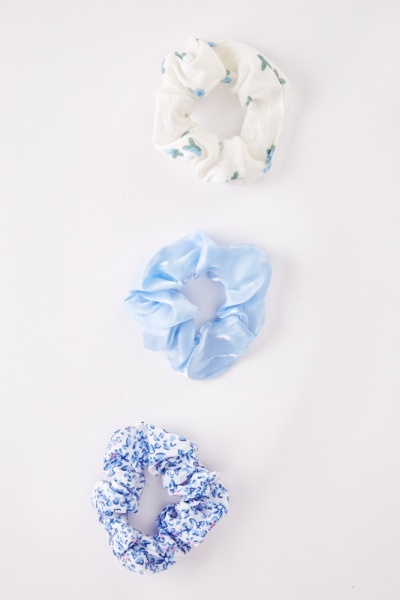 Pack Of 3 Mixed Scrunchies