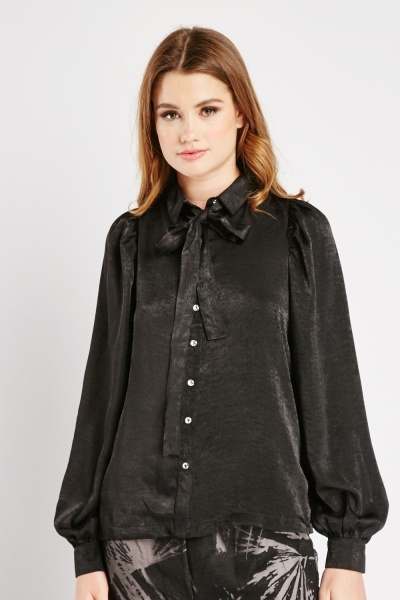Pussybow Long Sleeve Blouse