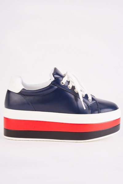 Contrasted High Platform Trainers