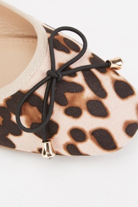 animal print ballet pumps