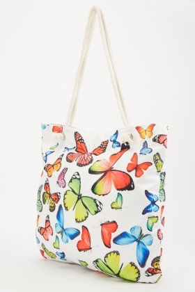 butterfly beach bag