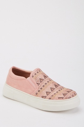 pink plimsolls