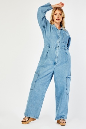 target denim jumpsuit