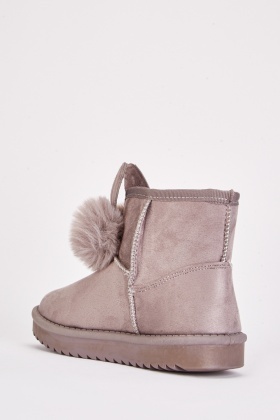 Ugg boots with fur on sale balls