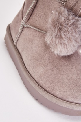 Faux fur hotsell boots kids