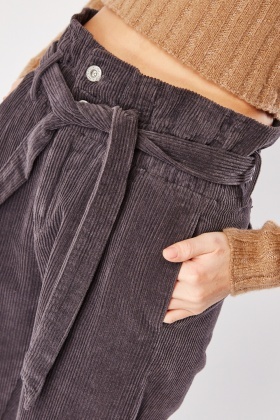 High waisted hot sale cord jeans