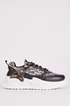 Sequin store chunky sneakers