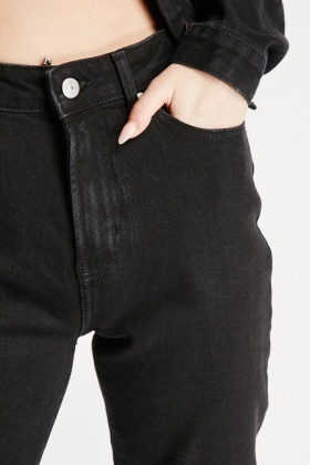 Frayed hem best sale mom jeans