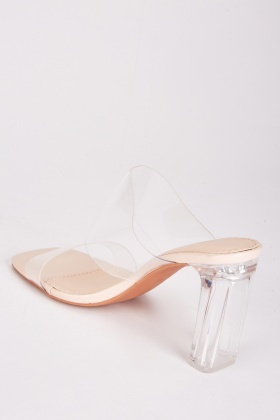 Perspex clearance heels uk