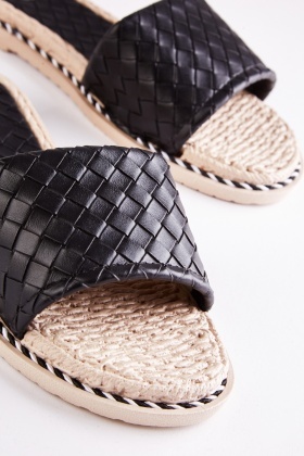 Soludos metallic slide on sale sandals