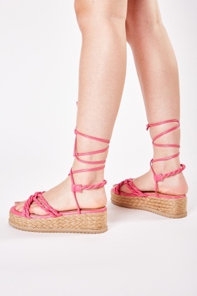 Wedge criss clearance cross sandals