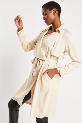 Express soft hot sale trench coat