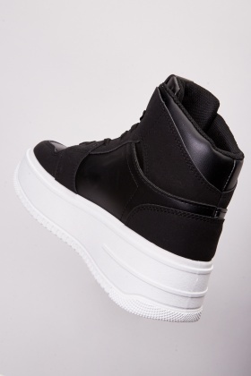 Lace Up High Top Sneakers - 3 Colours Just $7