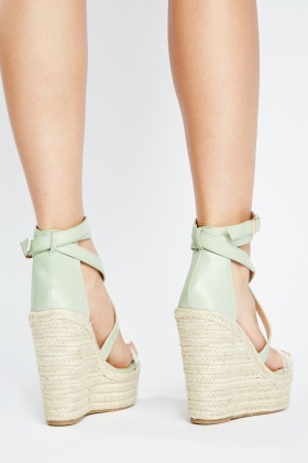 Mint on sale wedge sandals