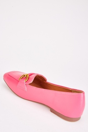 Neon best sale pink loafers