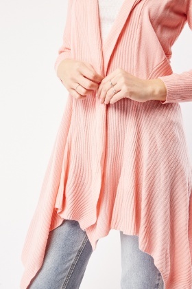 Waterfall Ribbed Open Cardigan - 17 Colours - Just $7