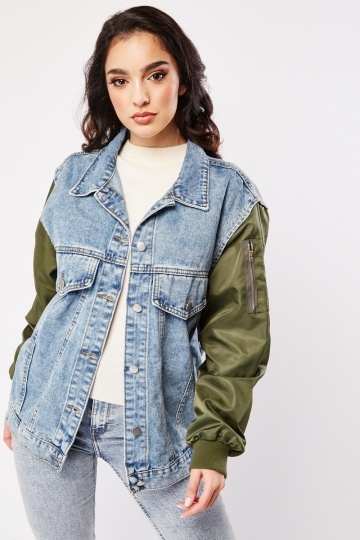 Inexpensive denim outlet jacket