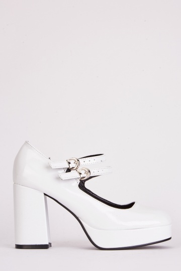 Cheap white hotsell high heels