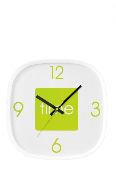 Lime Arco Wall Clock