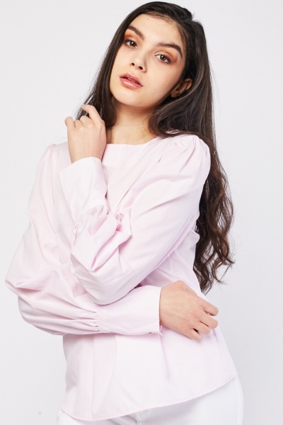 Long Bishop Sleeve Blouse