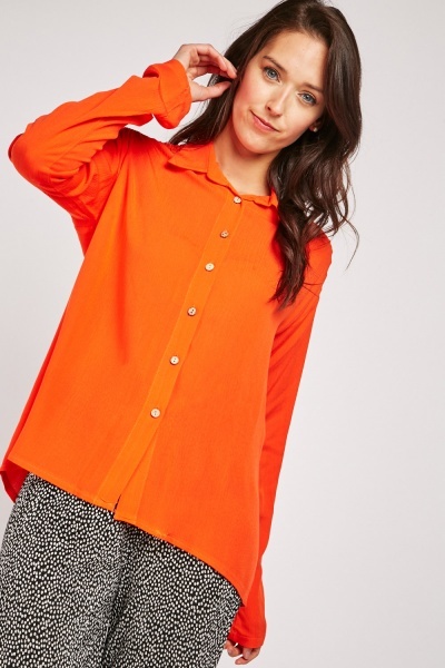 Shirred Shoulder Panel Shirt