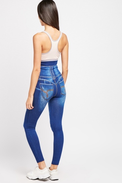 leggings imitation jeans