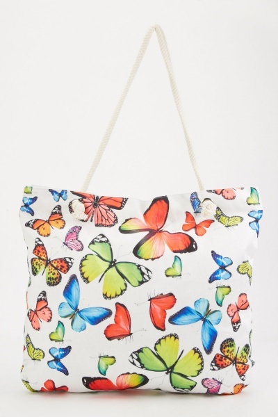 butterfly beach bag