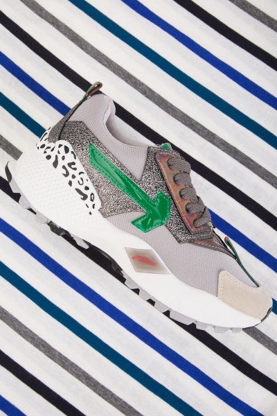 Chunky Lurex Contrast Trainers