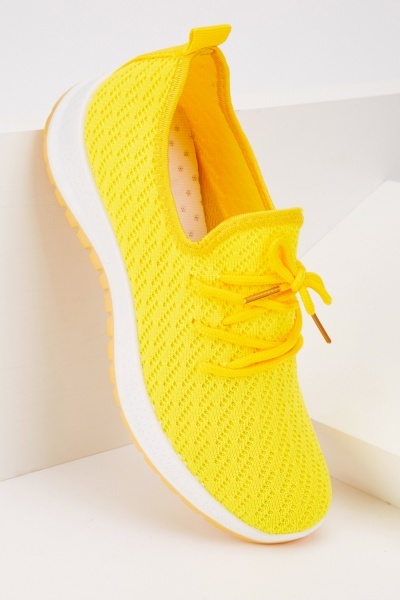 Slip On Knit Trainers