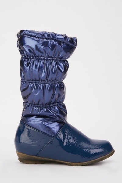 PVC Quilted Kids Boots
