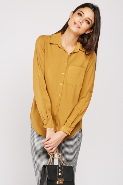 Single Pocket Front Shirt