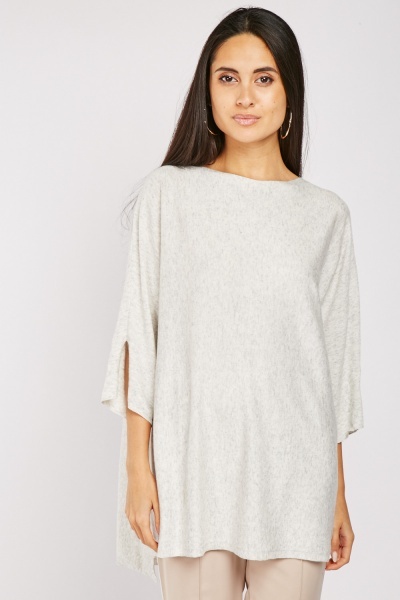Slouchy Oversized Ribbed Top