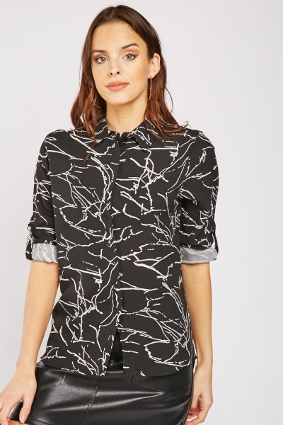 Scattered Print Shirt