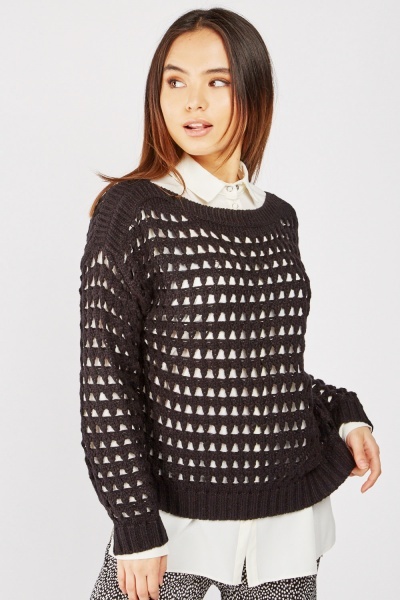 Loose Knitted Jumper