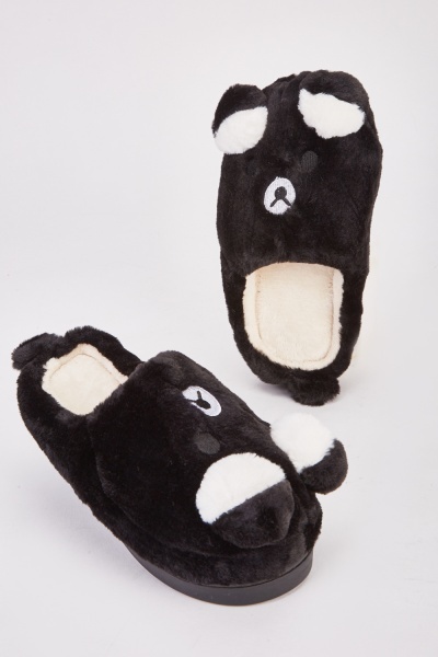 Soft Animal Face Slippers