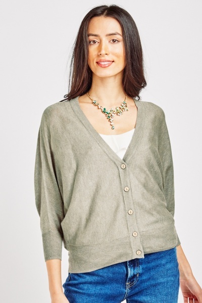 Shimmery Slouchy Knit Top