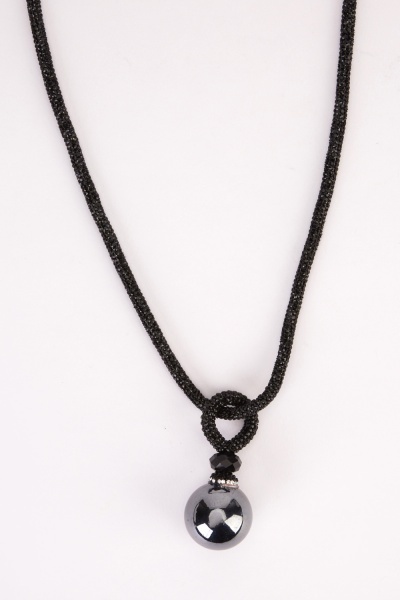 Bauble Pendant Encrusted Necklace