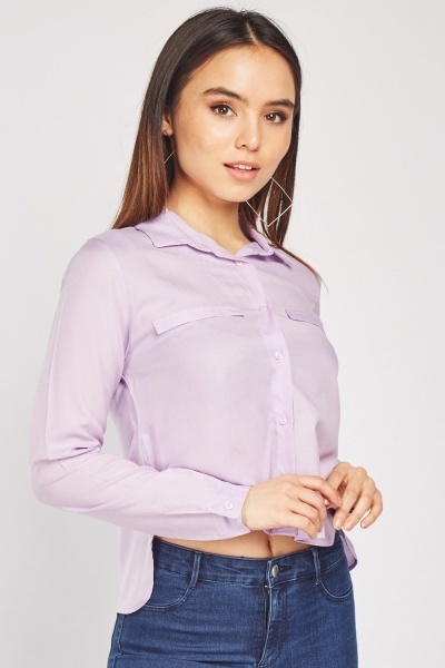 Imitation Welt Pocket Front Shirt