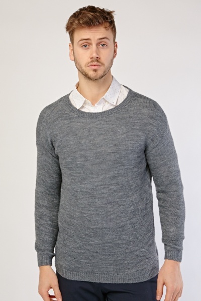 Crew Neck Knit Sweater