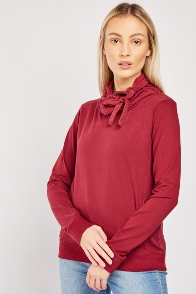 Slouchy Neck Casual Pullover