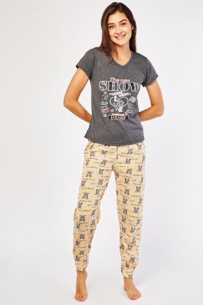 Printed Pyjama Set