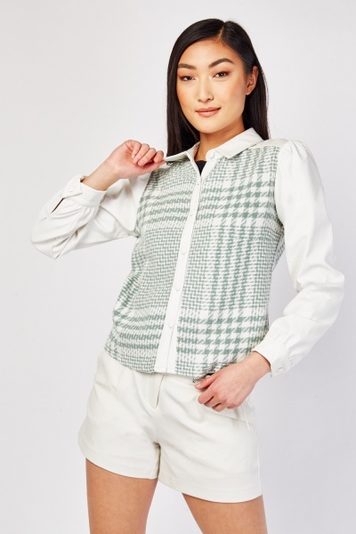 Glencheck Tweed Contrast Shirt
