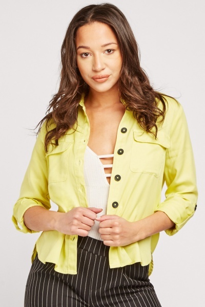 Image of Button Front Utility Shirt