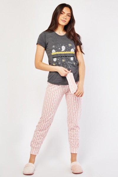 Novelty Print Pyjama Set