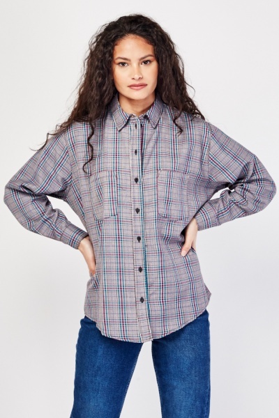 Checkered Boyfriend Shirt