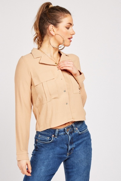 Flap Pocket Front Shirt