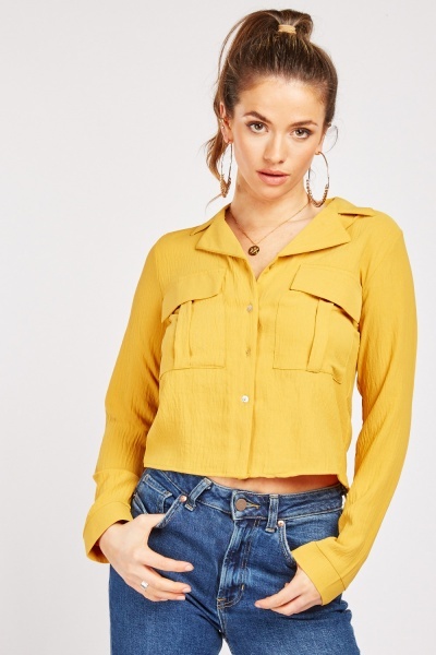 Flap Pocket Front Shirt