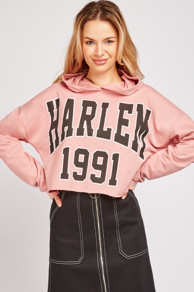 harlem 1991 crop sweatshirt