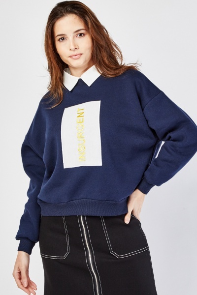 Embroidered Logo Sweatshirt